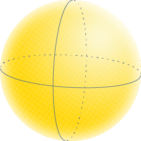 yellow sphere